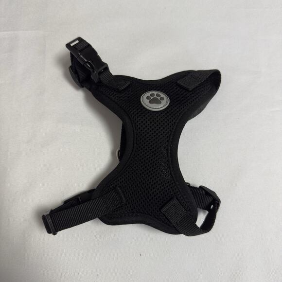 Vibrant Life Mesh Adjustable Dog Harness in Black Size XS Collar Alternative - Picture 1 of 4